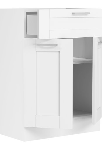 VCM NORDIC Colura kkkenunderskab, m. 2 lger, 1 skuffe, 1 hylde - hvid tr (B:60)