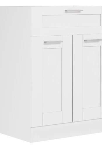 VCM NORDIC Colura kkkenunderskab, m. 2 lger, 1 skuffe, 1 hylde - hvid tr (B:60)