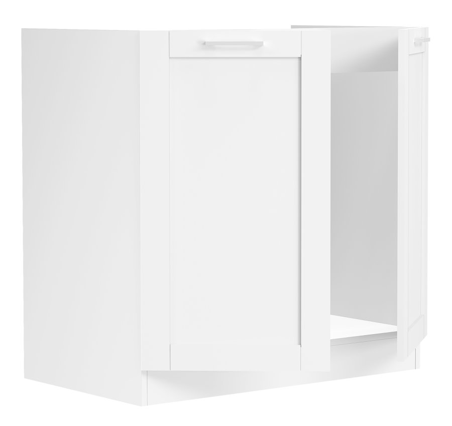 VCM NORDIC Colura kkkenunderskab til hndvask, m. 2 lger - hvid tr (B:80)