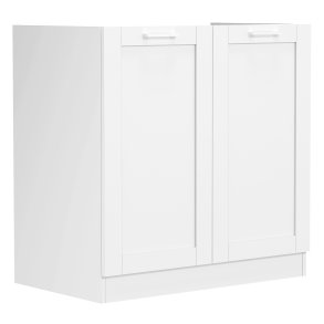 VCM NORDIC Colura kkkenunderskab til hndvask, m. 2 lger - hvid tr (B:80)