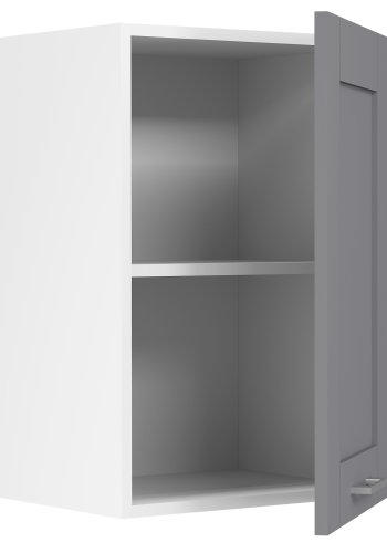 VCM NORDIC Colura kkken vgskab, m. 1 lge, 1 hylde - antracitgr/hvid tr (B:40)