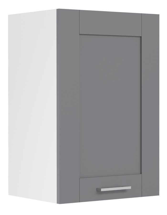 VCM NORDIC Colura kkken vgskab, m. 1 lge, 1 hylde - antracitgr/hvid tr (B:40)