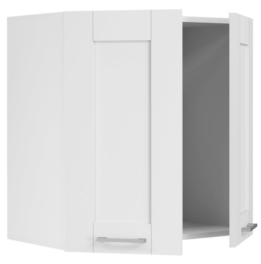 VCM NORDIC Colura kkken vgskab, m. 2 lger - hvid tr (B:60)