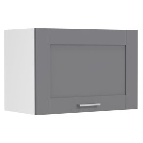 VCM NORDIC Colura kkken vgskab over emhtte, m. 1 lge - antracitgr/hvid tr (B:60)