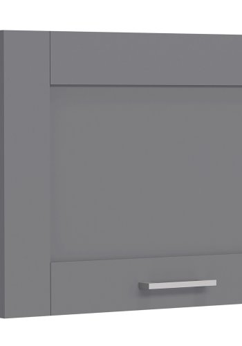 VCM NORDIC Colura kkken vgskab over emhtte, m. 1 lge - antracitgr/hvid tr (B:60)