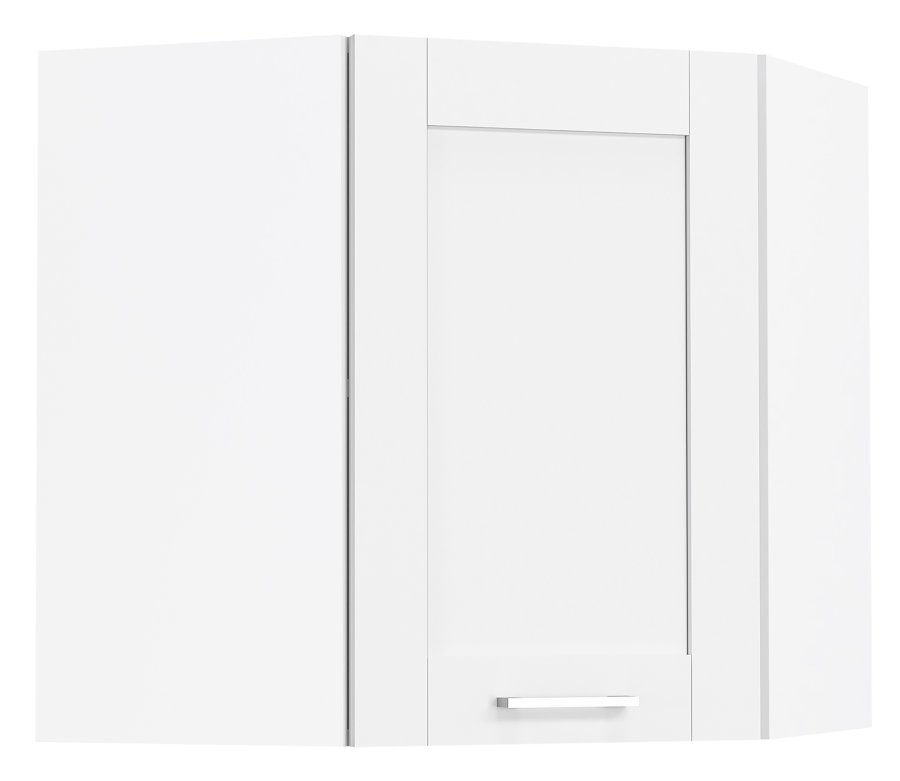 VCM NORDIC Colura kkken hjrnevgskab, m. 1 lge, 1 hylde - hvid tr (B:57)