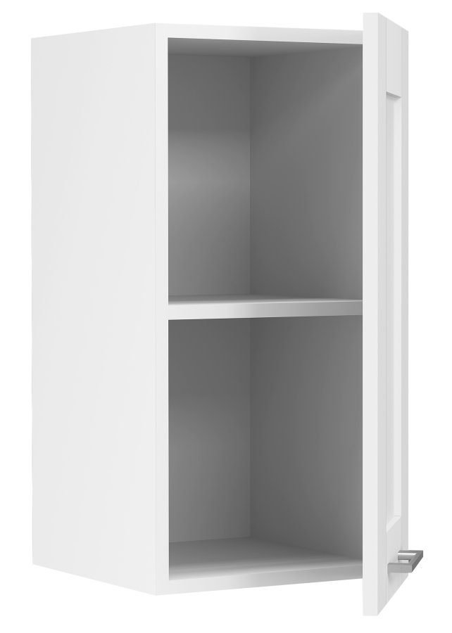 VCM NORDIC Colura kkken vgskab, m. 1 lge, 1 hylde - hvid tr (B:30)