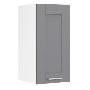 VCM NORDIC Colura kkken vgskab, m. 1 lge, 1 hylde - antracitgr/hvid tr (B:30)