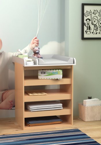 VCM NORDIC Malira M puslebord - hvid tr (65x73)