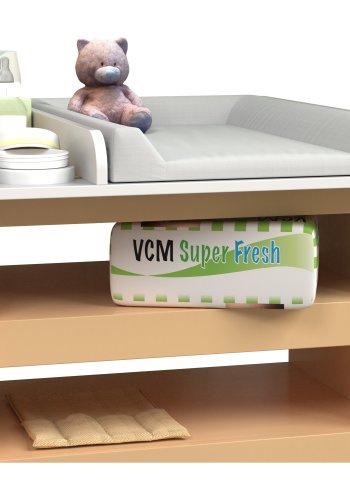 VCM NORDIC Malira M puslebord - hvid tr (65x73)