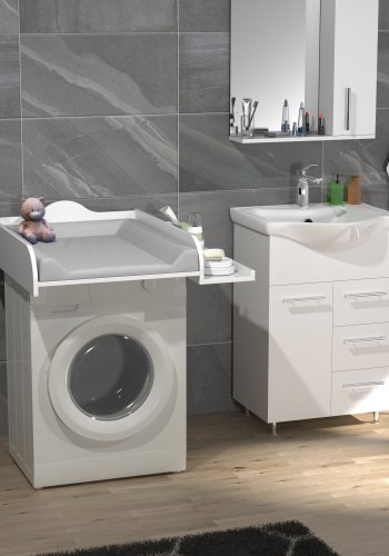 VCM NORDIC Malira L puslebord - hvid tr (81x72)