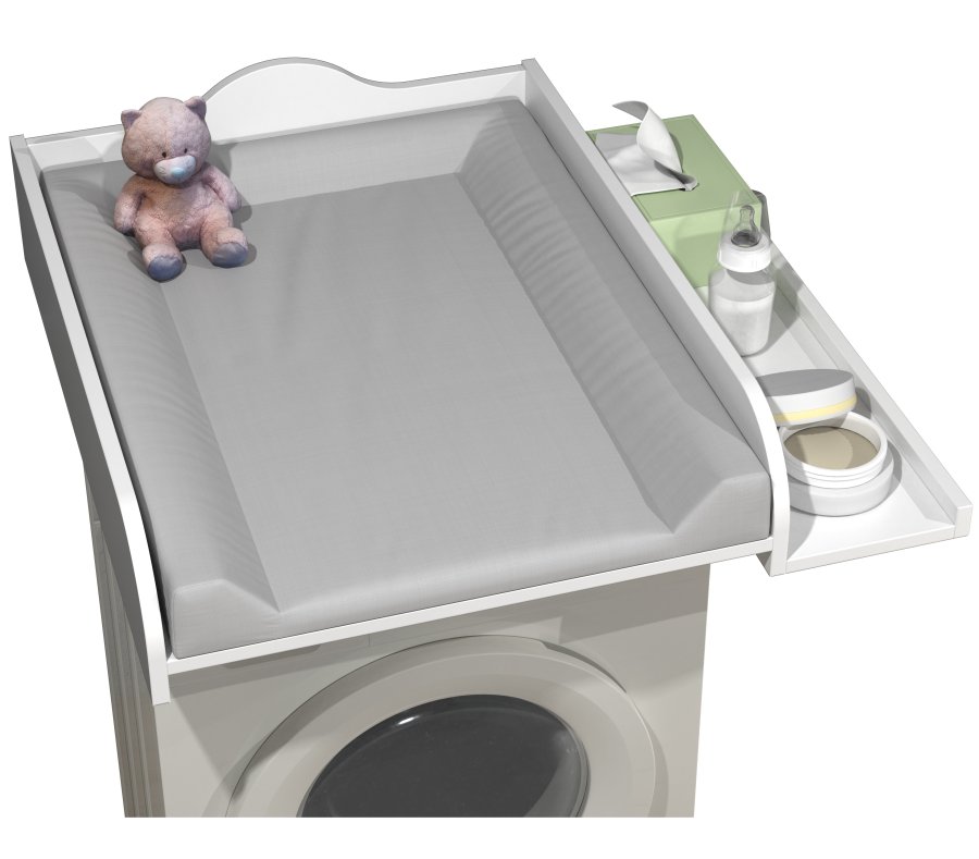 VCM NORDIC Malira L puslebord - hvid tr (81x72)