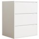 VCM NORDIC Malira L kommode, m. 3 skuffer - hvid tr