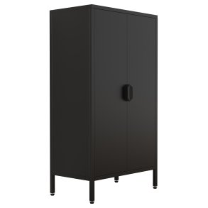 VCM NORDIC Flokas M skab, m. 2 lger og 1 hylde - sort stl