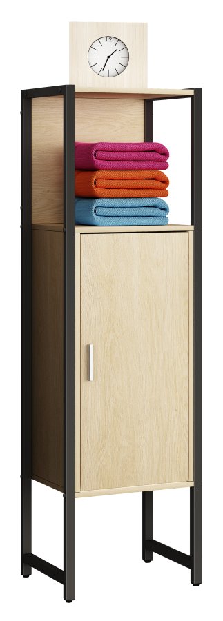 VCM NORDIC Edino badevrelseskab Midi, m. 1 lge - natur melamin