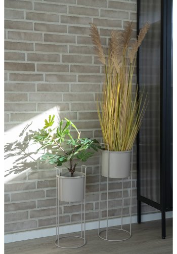 HOUSE NORDIC Blomsteropsats, stl, sand, st af 2