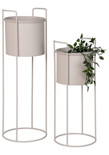 HOUSE NORDIC Blomsteropsats, stl, sand, st af 2