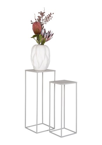 HOUSE NORDIC Blomsteropsats, stl, cool grey, st af 2