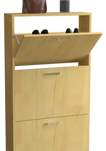 VCM NORDIC Sulos M skoskab, m. 3 lger - natur tr