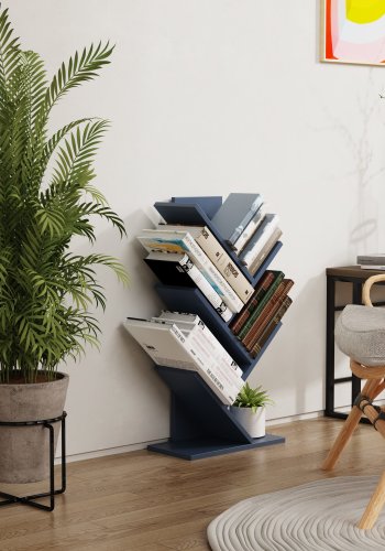 VCM-Nulis L reol, m. 6 bne rum - antracitgr tr