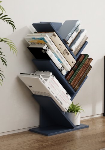 VCM-Nulis L reol, m. 6 bne rum - antracitgr tr