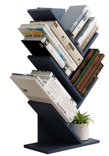 VCM-Nulis L reol, m. 6 bne rum - antracitgr tr