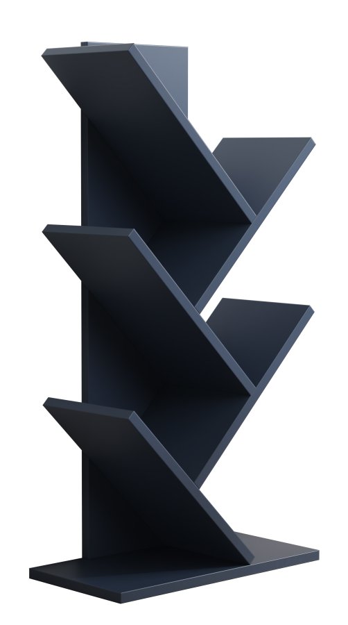 VCM-Nulis L reol, m. 6 bne rum - antracitgr tr