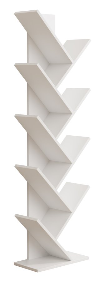 VCM-Nulis XL reol, m. 10 bne rum - hvid tr