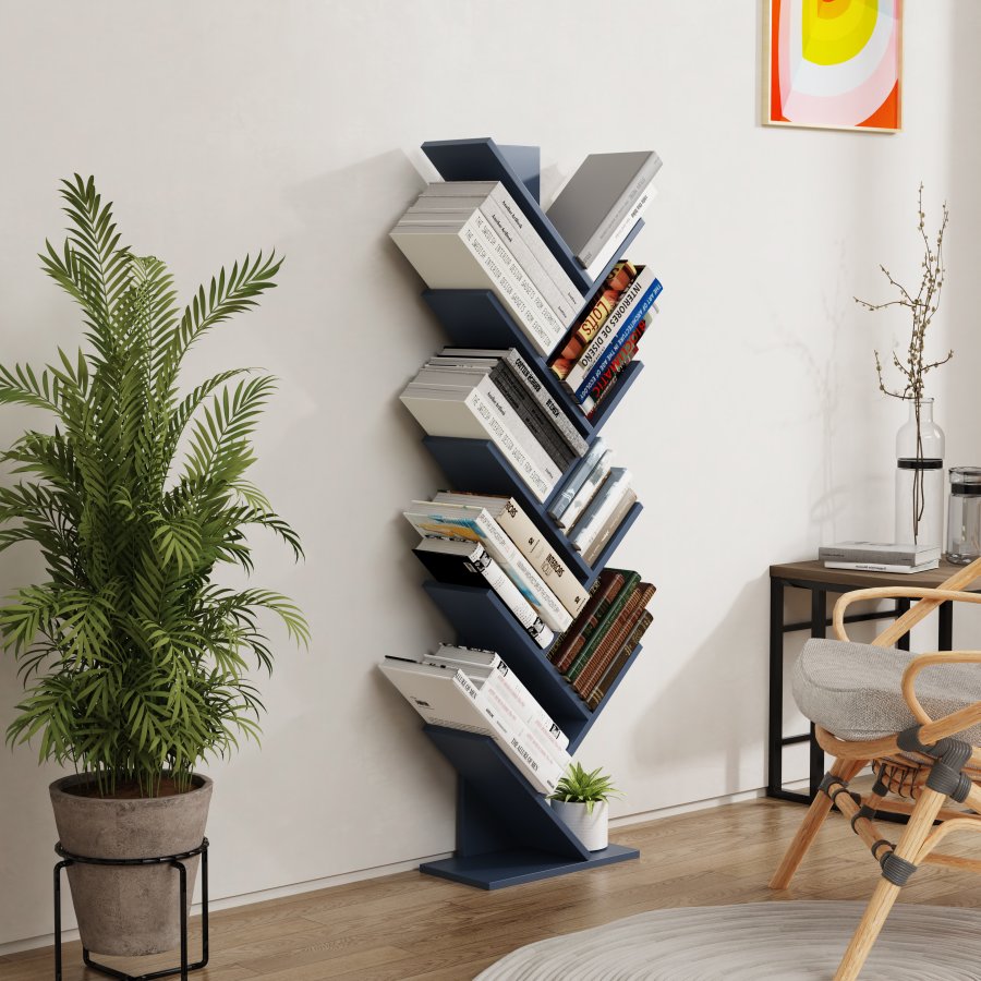 VCM-Nulis XL reol, m. 10 bne rum - antracitgr tr