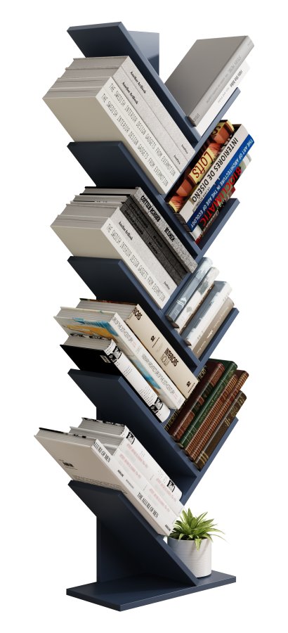 VCM-Nulis XL reol, m. 10 bne rum - antracitgr tr