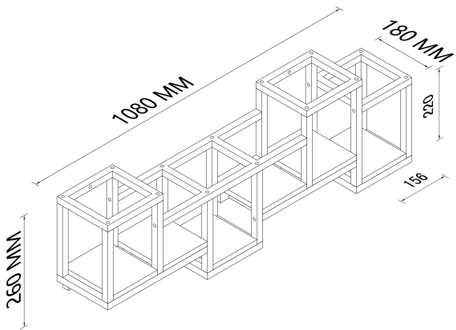 VCM NORDIC Kolari M kkkenhylde - natur tr og sort jern