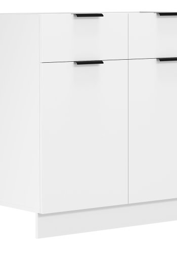 VCM NORDIC Fasola kkkenunderskab, m. 2 lger, 1 skuffe, 1 hylde - hvid tr (B:80)