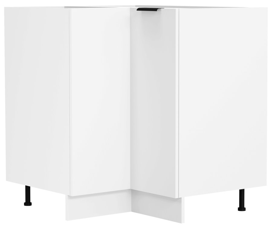 VCM NORDIC Fasola kkken hjrneunderskab, m. 1 lge, 1 hylde - hvid tr