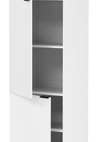 VCM NORDIC Fasola kkken hjskab, m. 3 lger og 4 hylder - hvid tr (B:60)