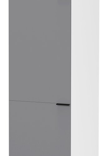 VCM NORDIC Fasola kkken hjskab, m. 3 lger og 4 hylder - antracitgr/hvid tr (B:60)