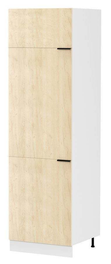 VCM NORDIC Fasola kkken hjskab, m. 3 lger og 4 hylder - natur/hvid tr (B:60)