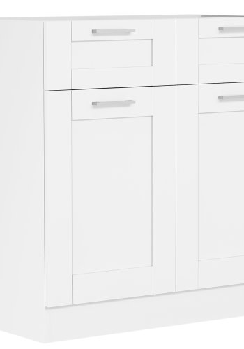 VCM NORDIC Colura kkkenunderskab, m. 2 lger, 1 skuffe, 1 hylde - hvid tr (B:80)