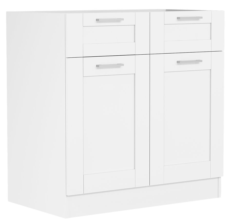 VCM NORDIC Colura kkkenunderskab, m. 2 lger, 1 skuffe, 1 hylde - hvid tr (B:80)