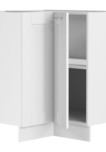 VCM NORDIC Colura kkken hjrneunderskab, m. 1 lge og 1 hylde - hvid tr (B:76)