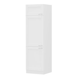 VCM NORDIC Colura kkken hjskab, m. 3 lger og 4 hylder - hvid tr (B:60)