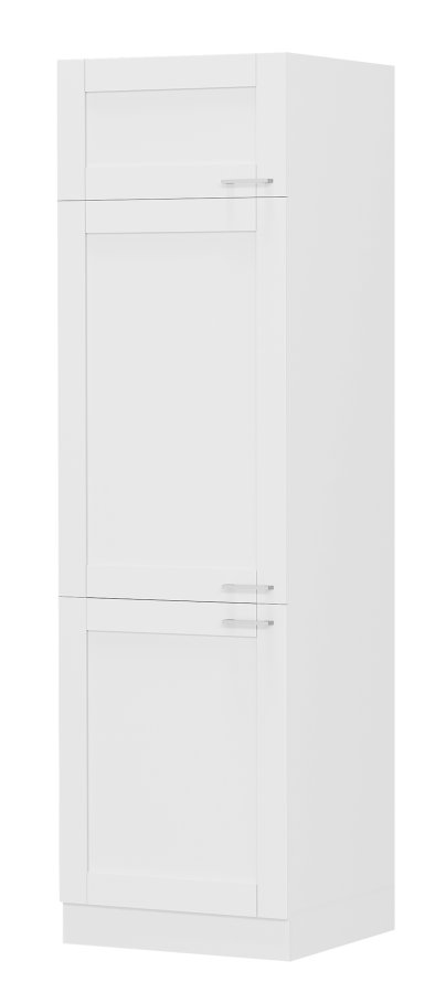 VCM NORDIC Colura kkken hjskab, m. 3 lger og 4 hylder - hvid tr (B:60)