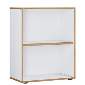 VCM NORDIC Salia B60 kontorreol, m. 1 justerbar hylde - hvid og natur tr