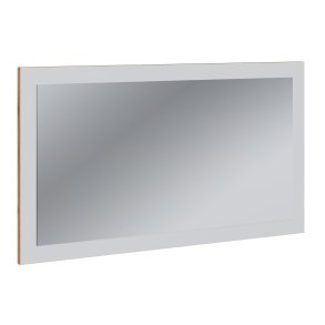 VCM NORDIC Salia vgspejl, rektangulr - spejlglas og hvid/natur tr (45x80)