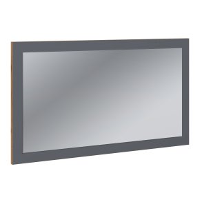 VCM NORDIC Salia vgspejl, rektangulr - spejlglas og antracitgr/natur tr (45x80)