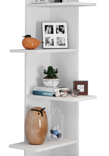 VCM NORDIC Balos XL hjrne vghylde - hvid tr