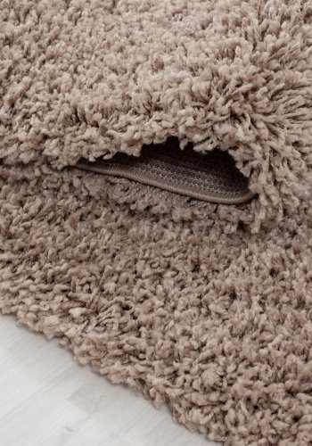 TEPPI Life gulvtppe, rektangulr - brun polypropylen (200-290)