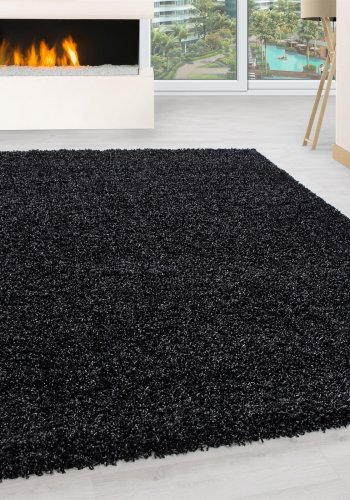 TEPPI Life gulvtppe, rektangulr - antracitgr polypropylen (120x170)