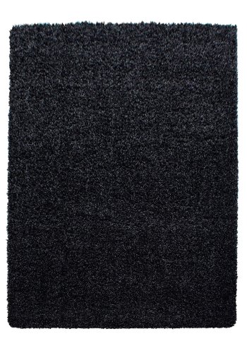 TEPPI Life gulvtppe, rektangulr - antracitgr polypropylen (120x170)