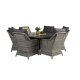 VENTURE DESIGN Vikelund - Armchair - Grey/grey cushion