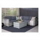 VENTURE DESIGN Amazon modul sofa havest 3+2+1 m. gr hynder - gr rattan og aluminium